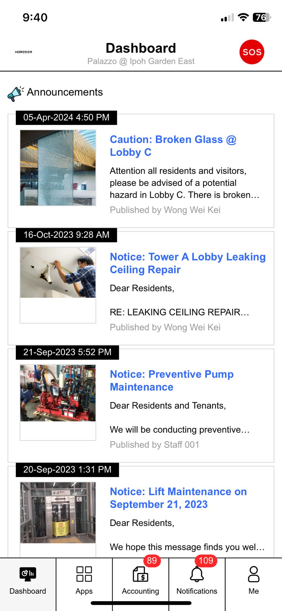Announcements App - Instant Notifications Upon New Announcement Received