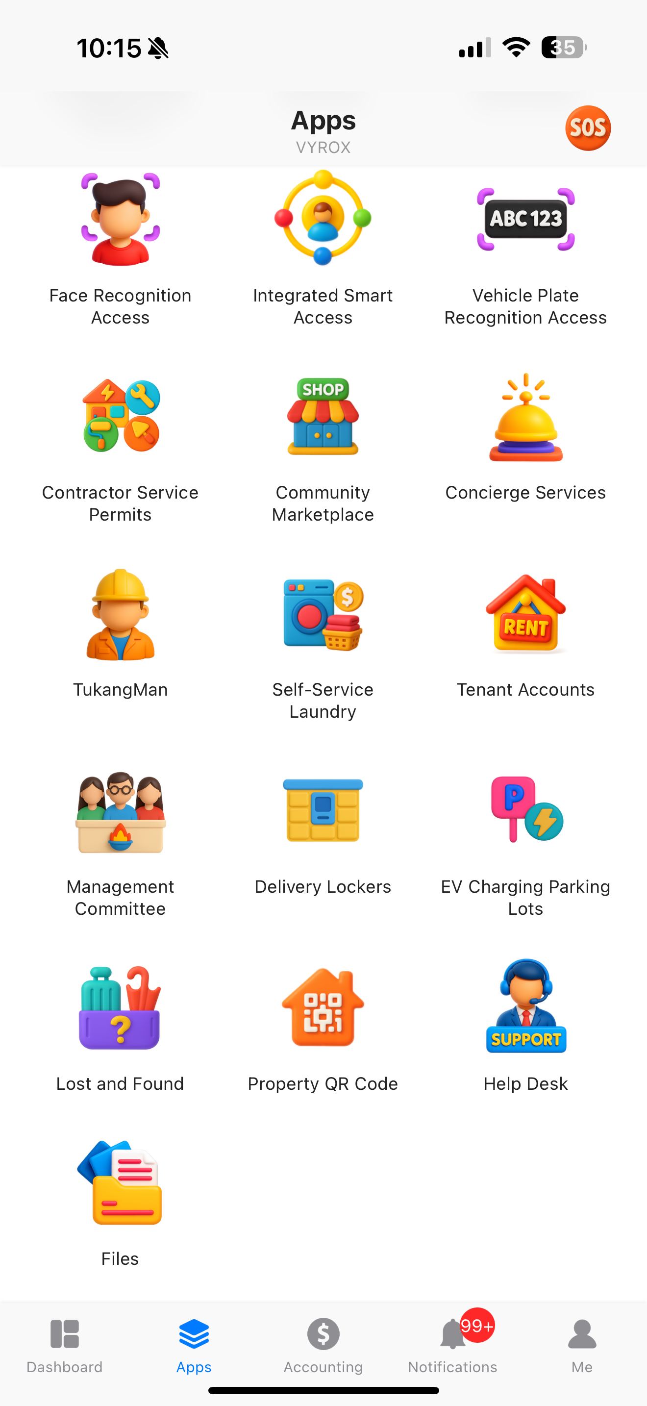 Self-Service Laundry App Screenshot