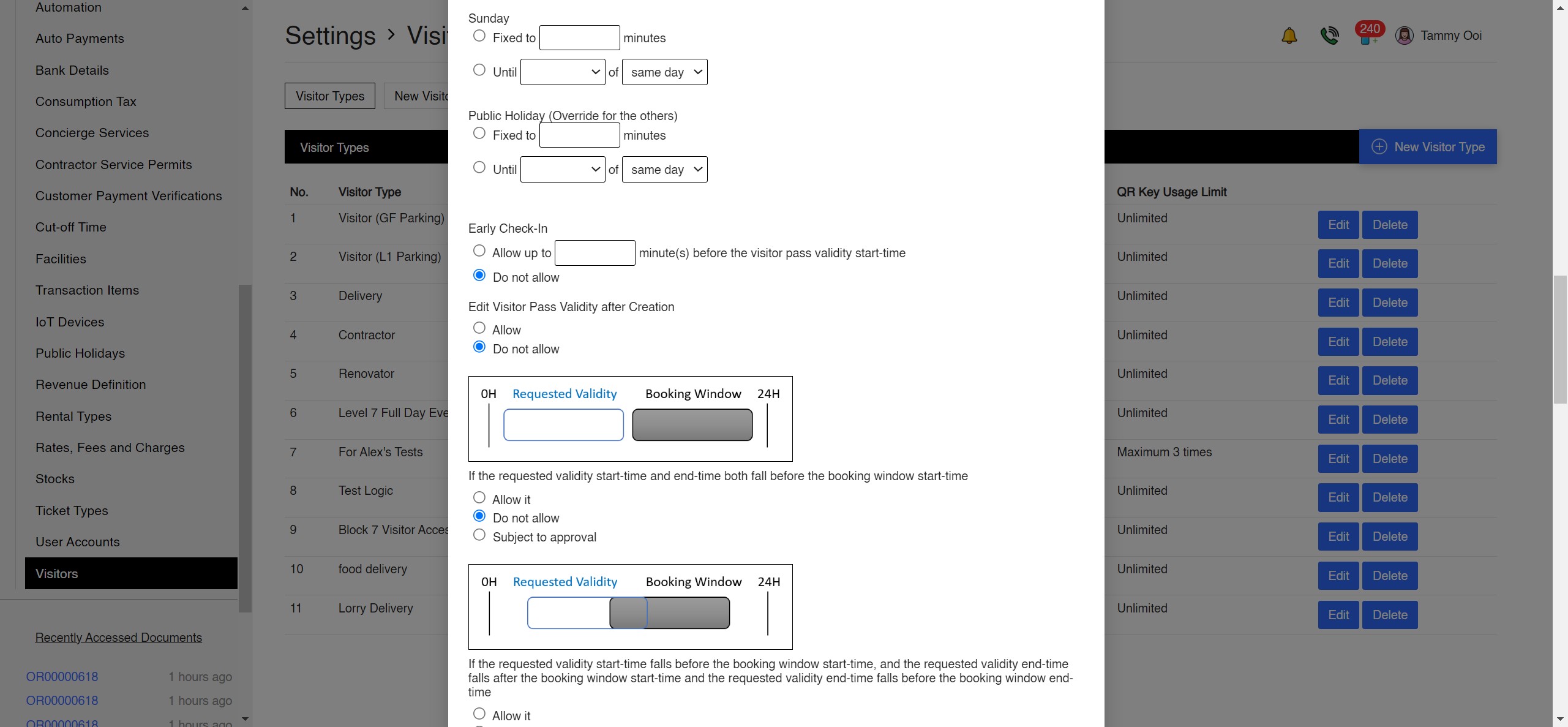 Visitors App Screenshot