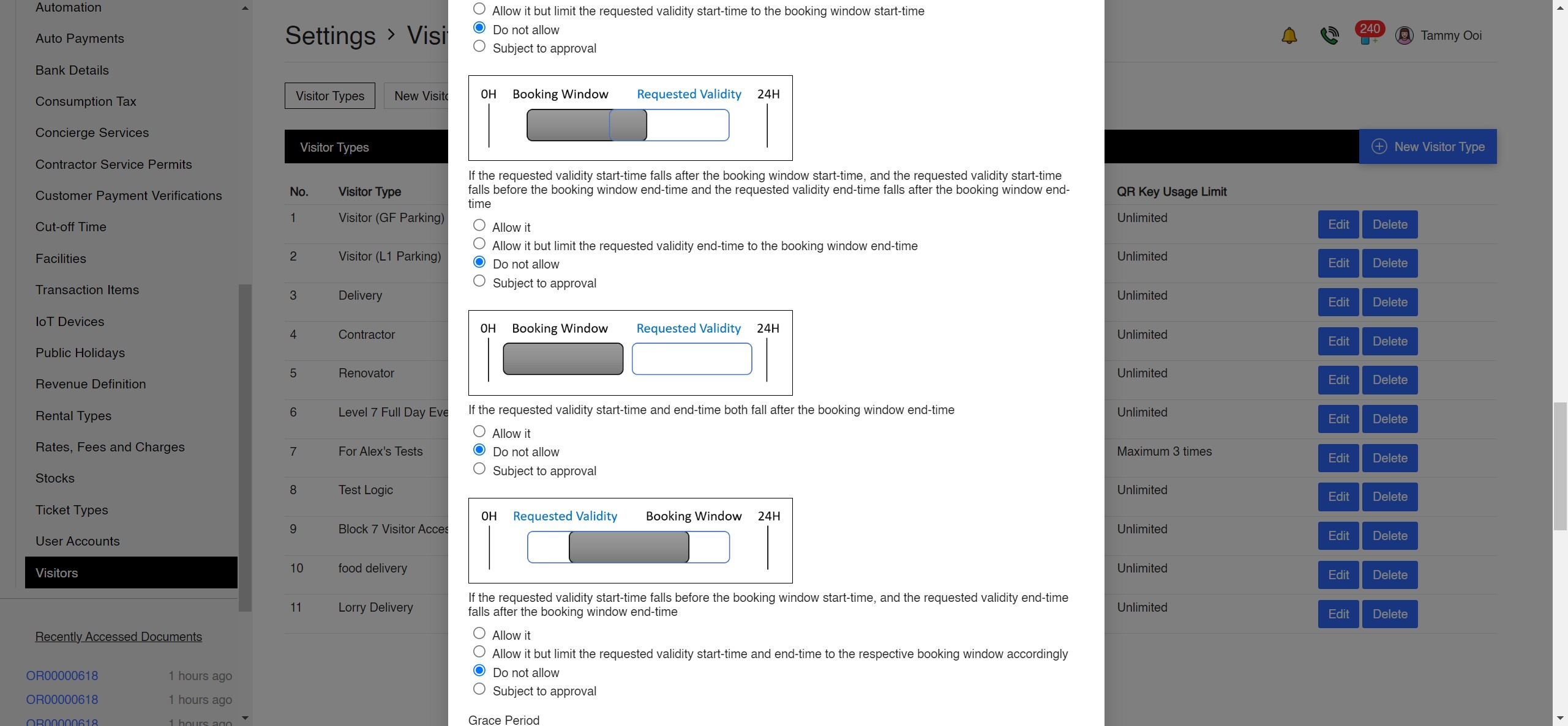 Visitors App Screenshot