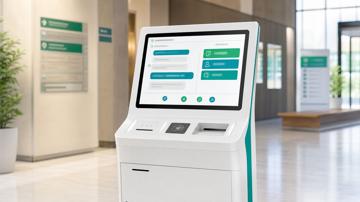 Self service kiosk terminal running a policy grounded citizen assistant