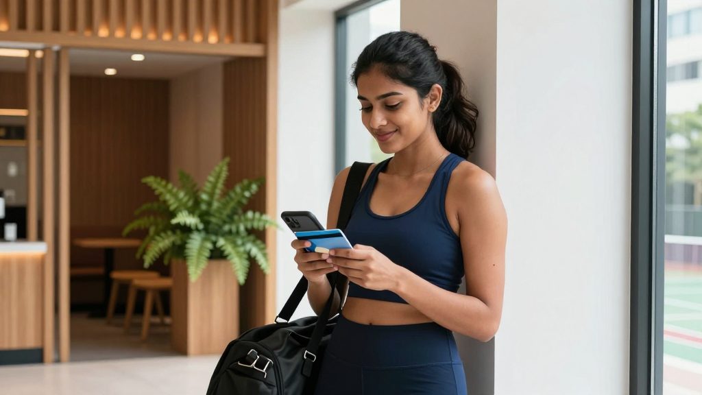 Class Passes - members buy class passes and book sessions from the app