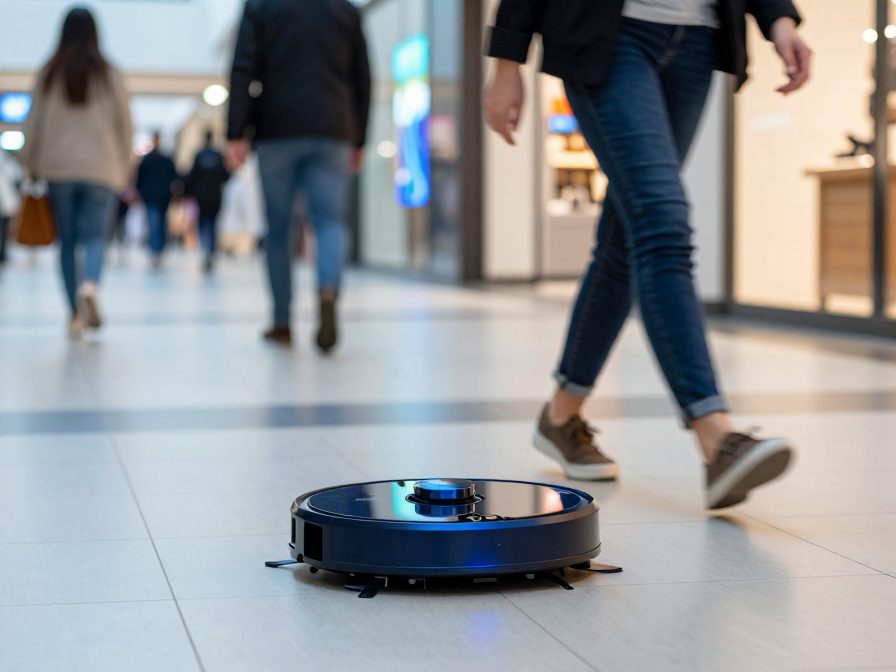 Commercial Vacuum and Mop Cleaning Robot System - High precision localisation and obstacle avoidance