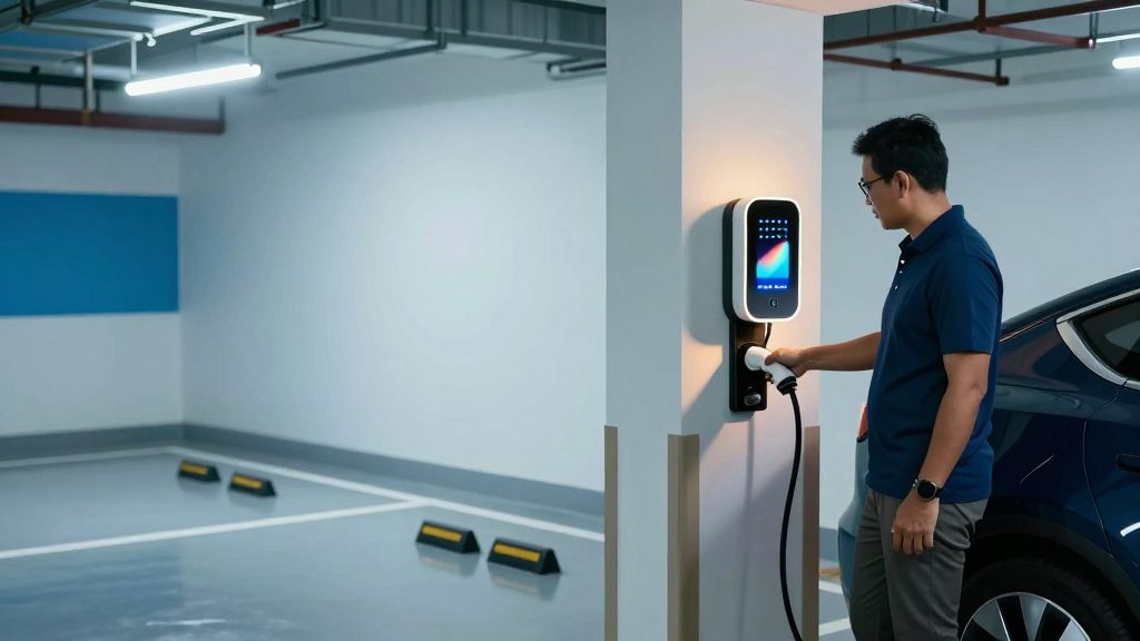 EV Charging Parking Locks - charging bays that cannot be squatted