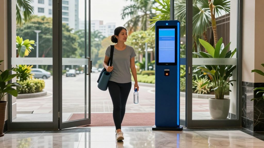 Face Recognition Access - hands free face recognition entry with no card and no phone