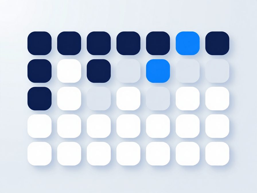 Facility Booking System - Slot based calendar view with every slot coloured by booking status