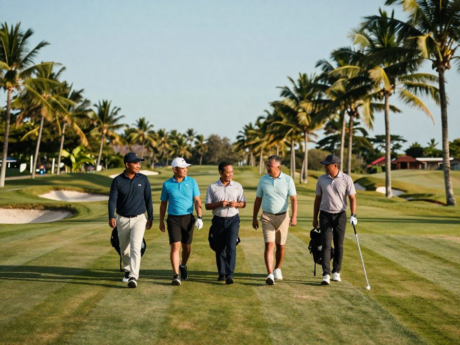 Golf Bookings - Flight sizes from single up to a full four ball with named playing partners