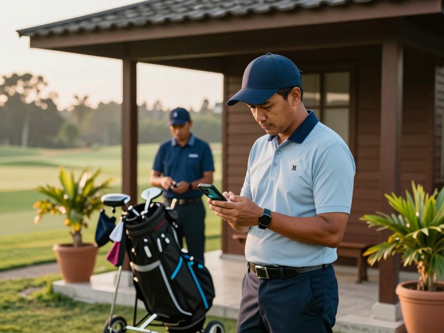 Golf Bookings - Flight check-in at the starter by QR scan before the round begins