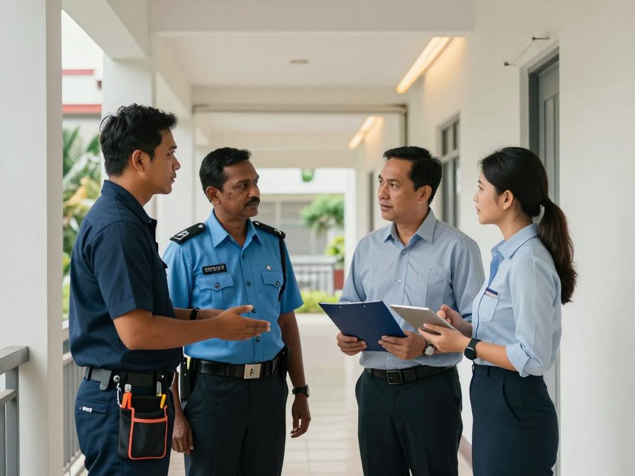 Help Desk - Assign requests to management office, security, maintenance, finance or technical support