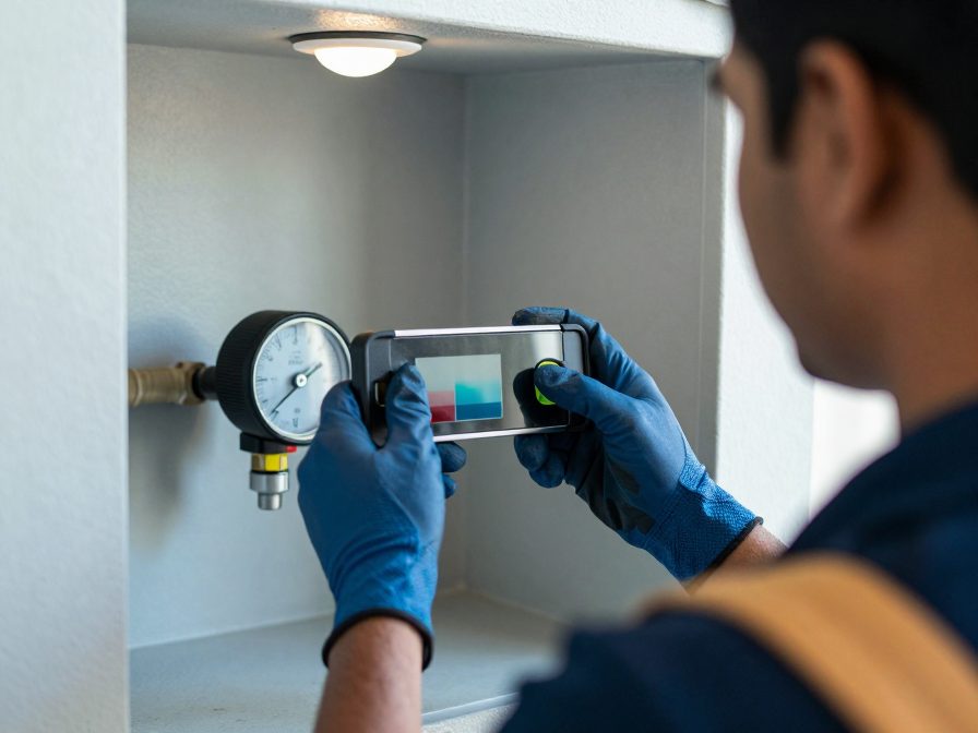 Utility Billing - Mobile app meter scanning with photo evidence captured against each reading