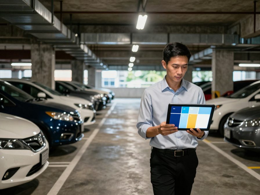 Vehicle Plate Recognition Access - Parking occupancy reporting built from real entry and exit times