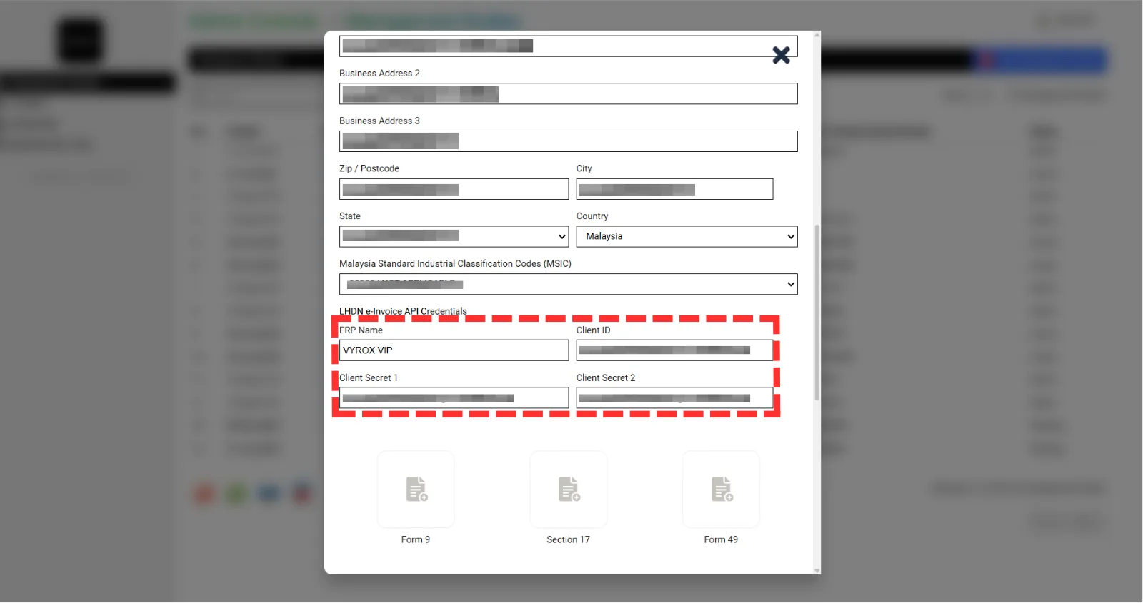 1.2 Integrate MyInvois