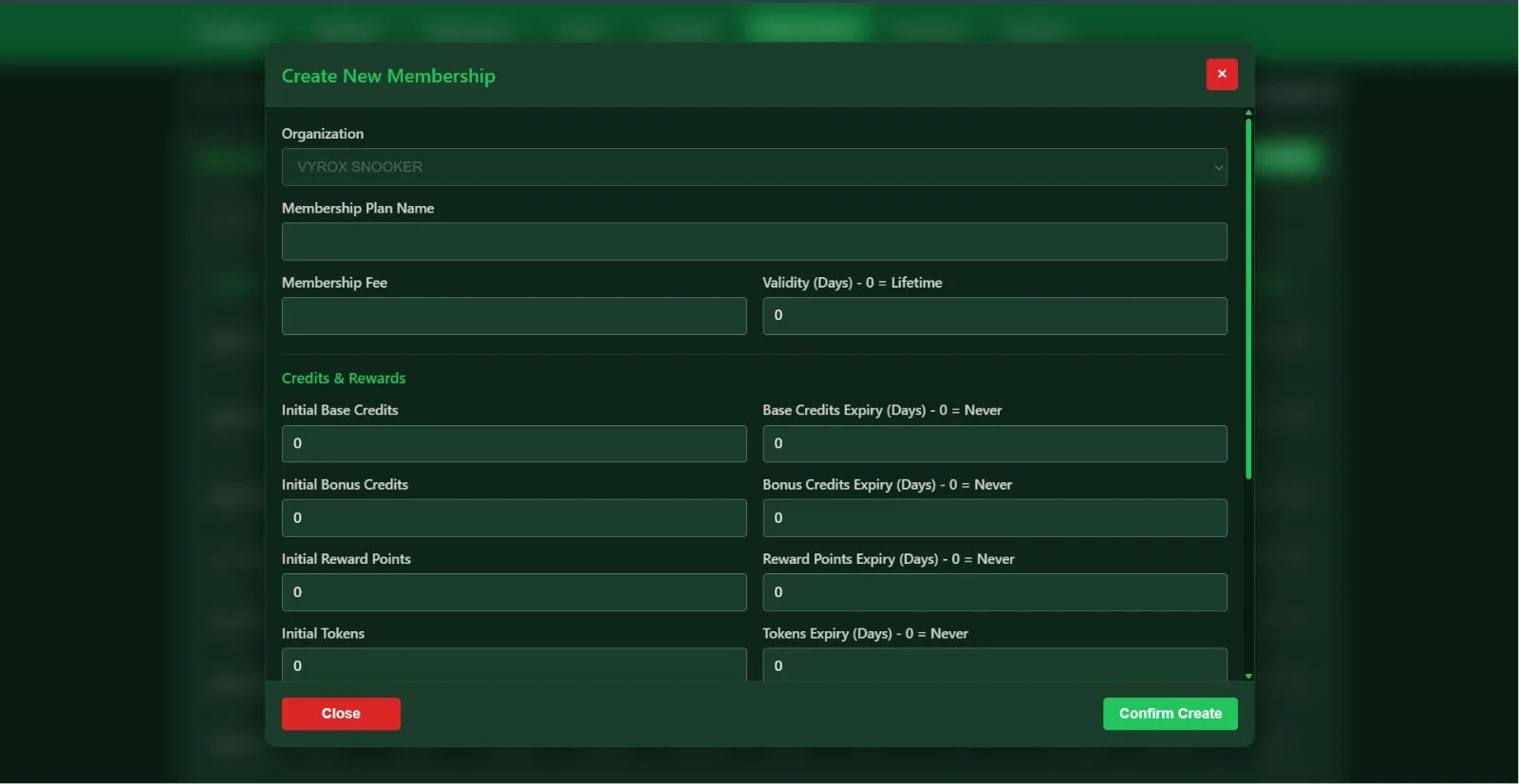 8.1 Create Membership Plan