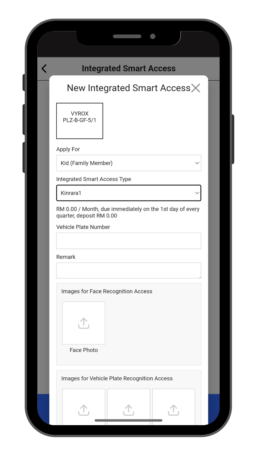 Step 3: Fill in Integrated Smart Access details