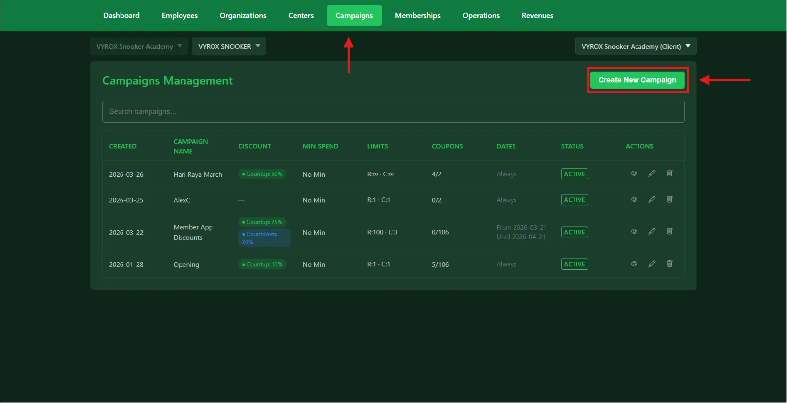 16.1 Create Campaigns