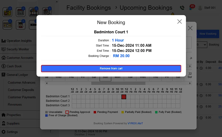 3.1.3. Single & Bulk Booking