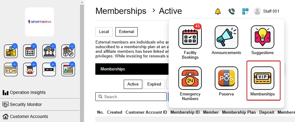 2.3. Add customer As Members