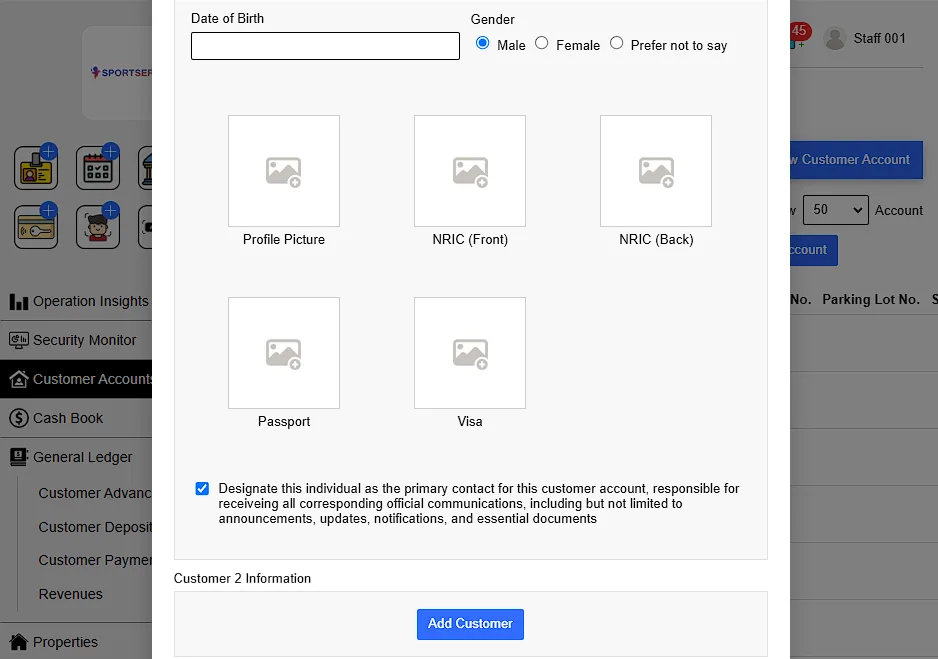 2.4 Select an Account & Billing Information