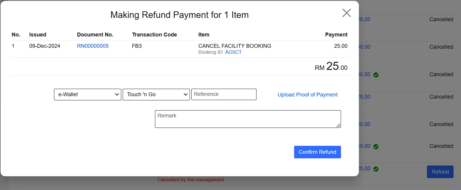 3.6. Refund & Booking Cancellation After Payment