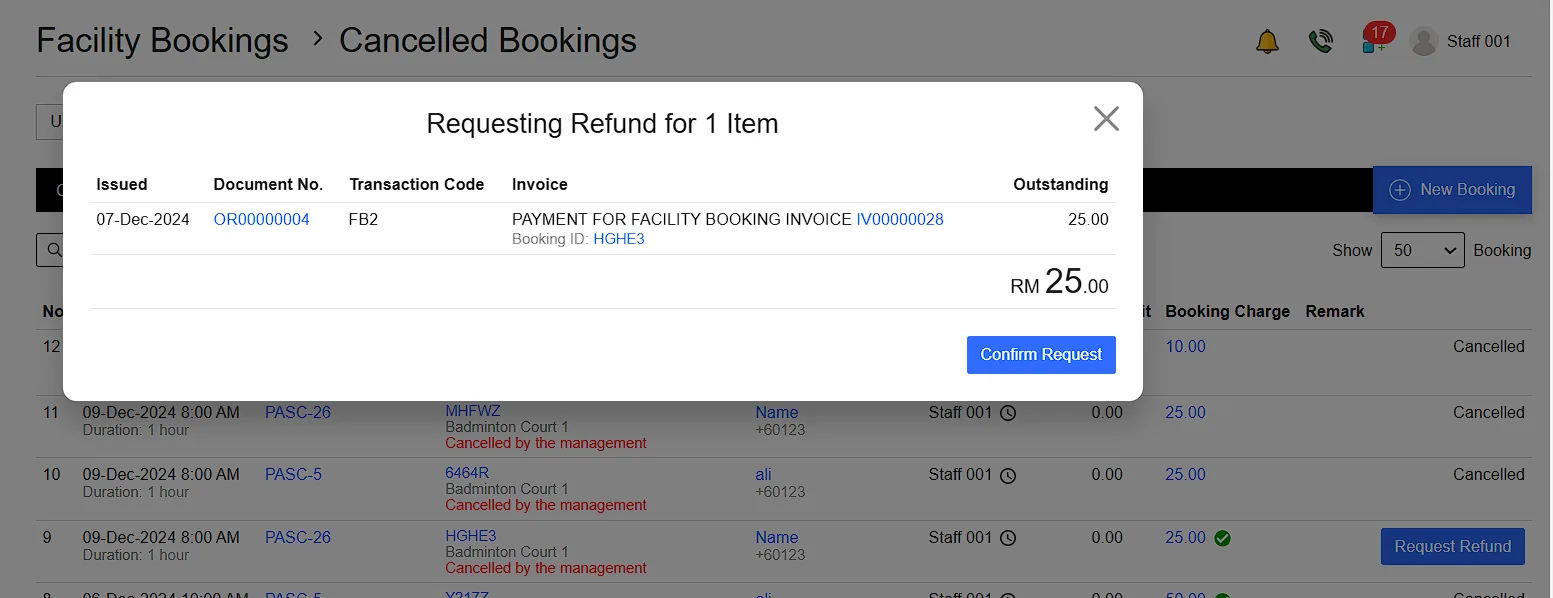 3.6. Refund & Booking Cancellation After Payment