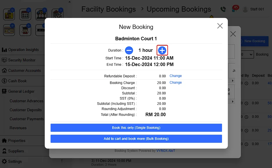 3.1.2. Search and Select Booking Slot
