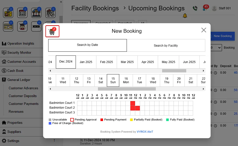 3.1.3. Single & Bulk Booking