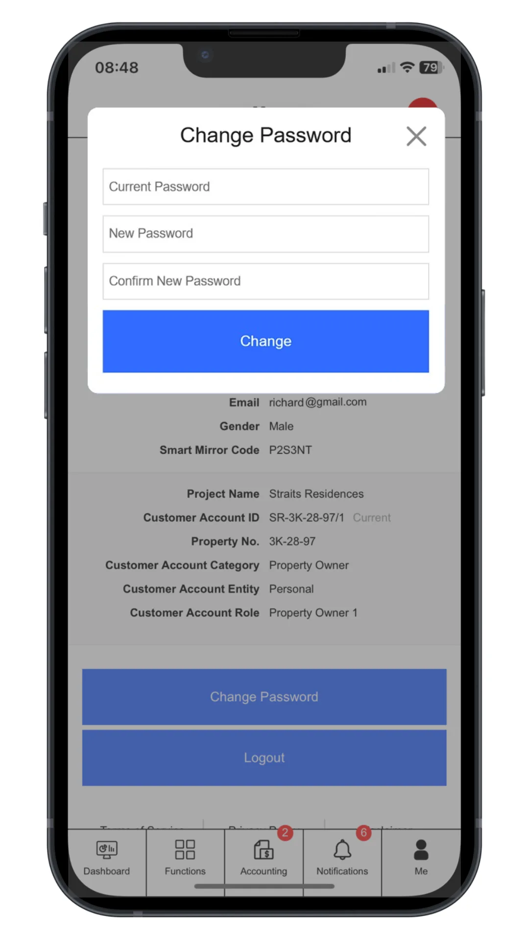 Step 2: Change Login Password