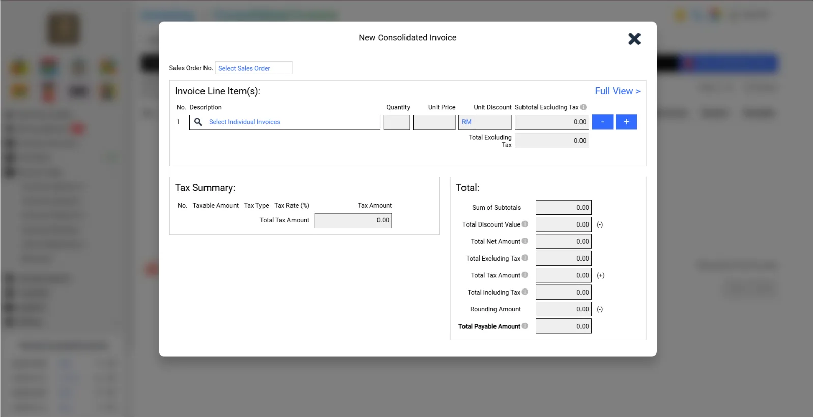 4.2 Consolidate invoices