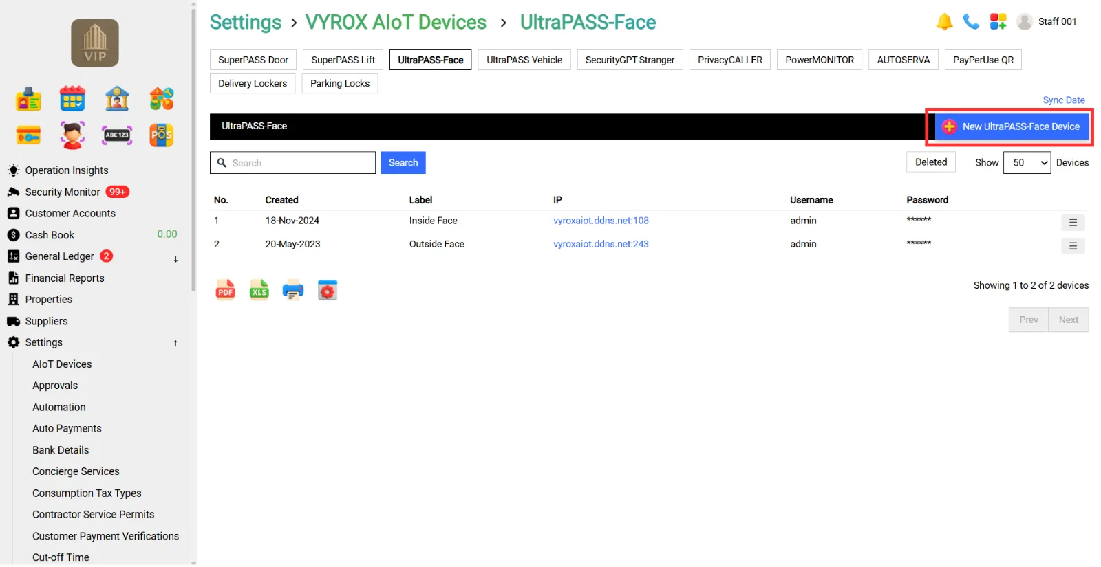 1.3 UltraPass Face