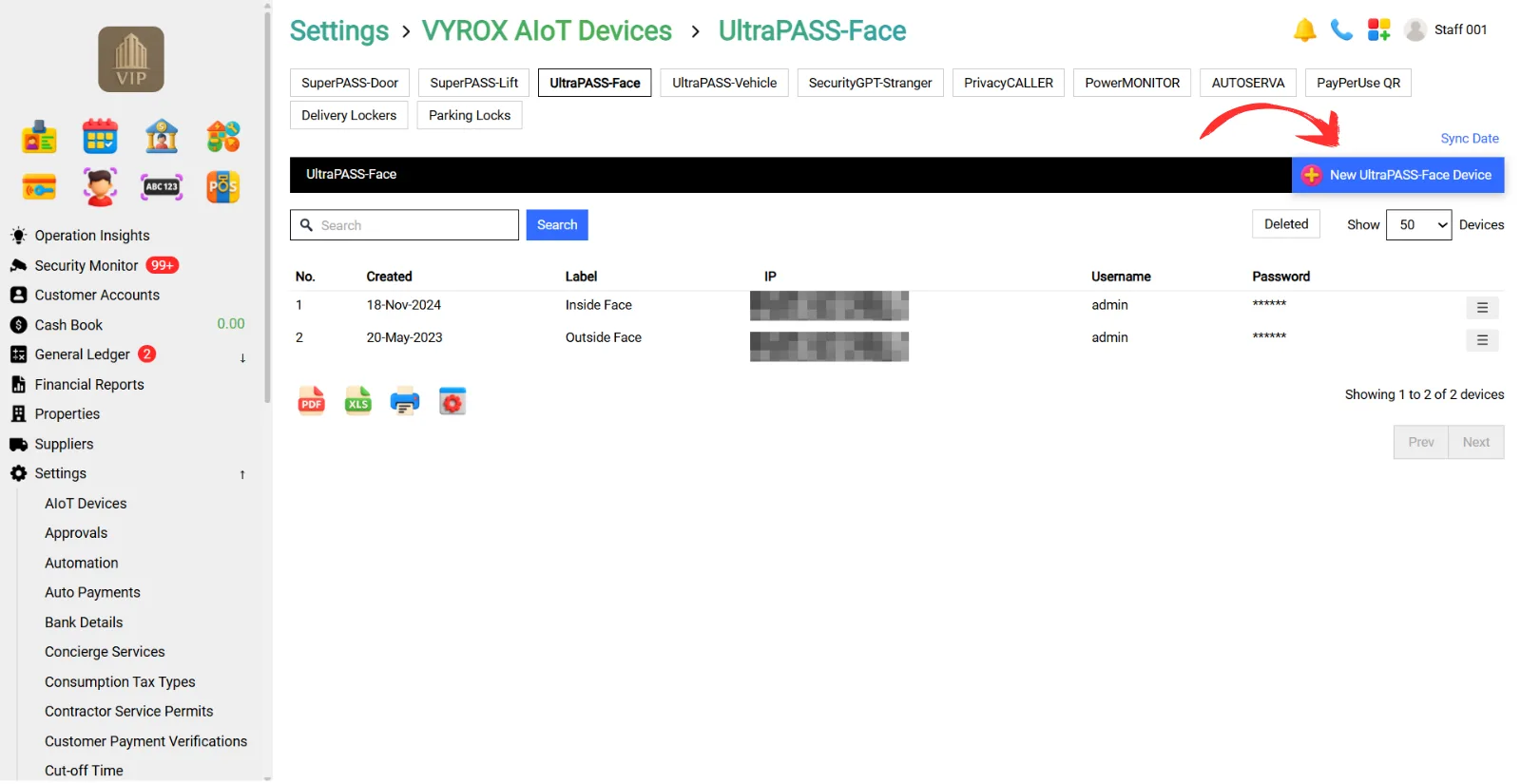 2.2 UltraPass Face