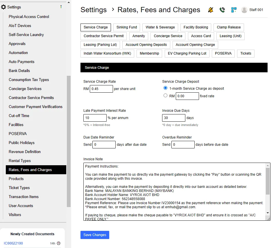 6. Edit Catagory and Items or Services