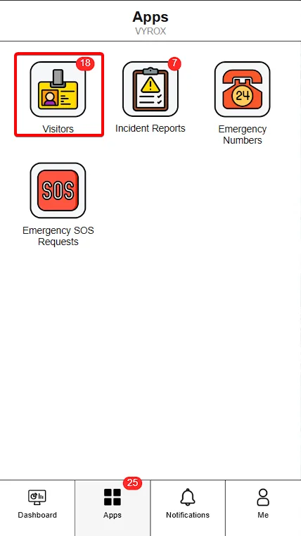 2.6. Share QR code to Visitor
