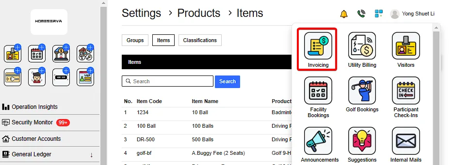 2.4 New Invoice