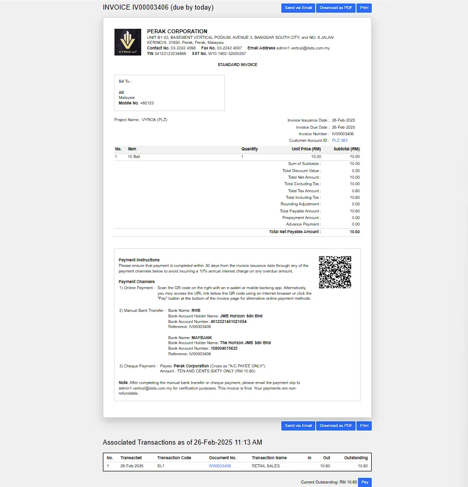 2.4 New Invoice