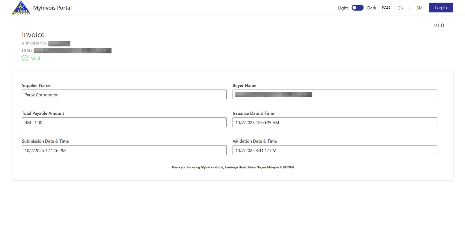 3.2 Fill In Customer Information