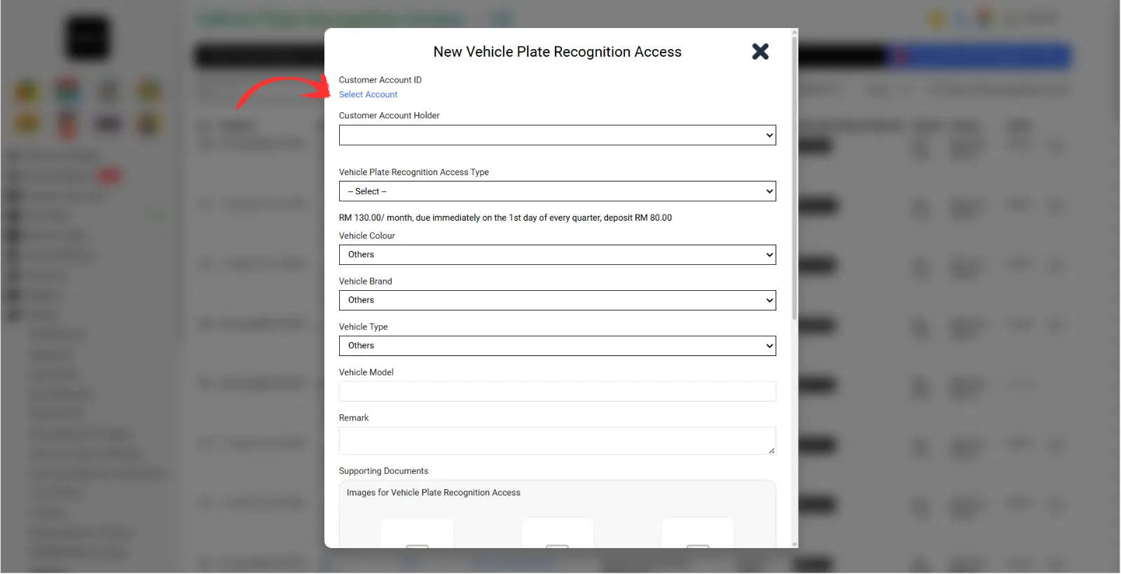 2.1 Vehicle Plate Recognition Access