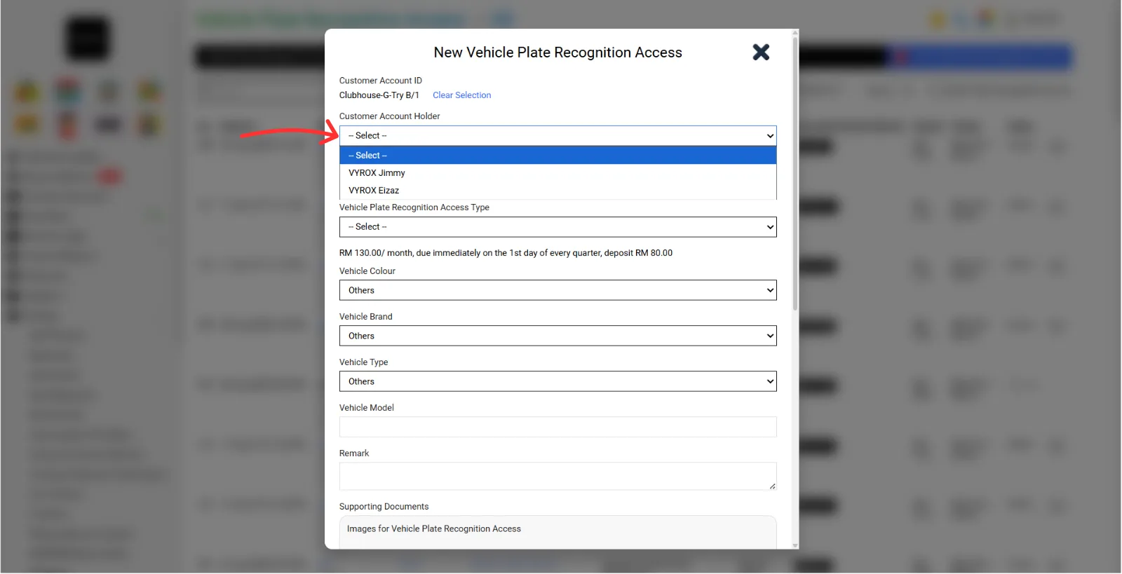 2.1 Vehicle Plate Recognition Access