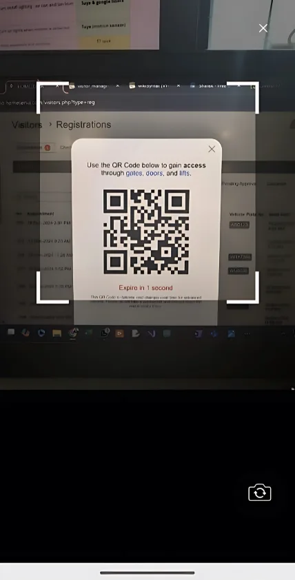 2.6. Share QR code to Visitor