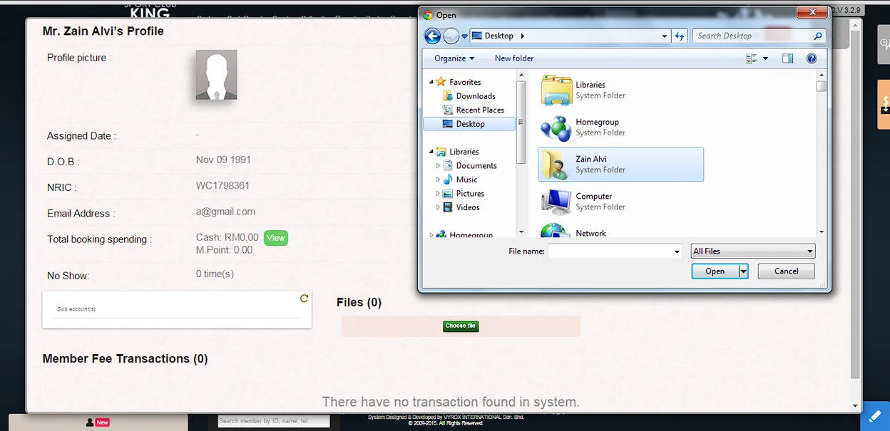 4.2 Create Principal Member Account
