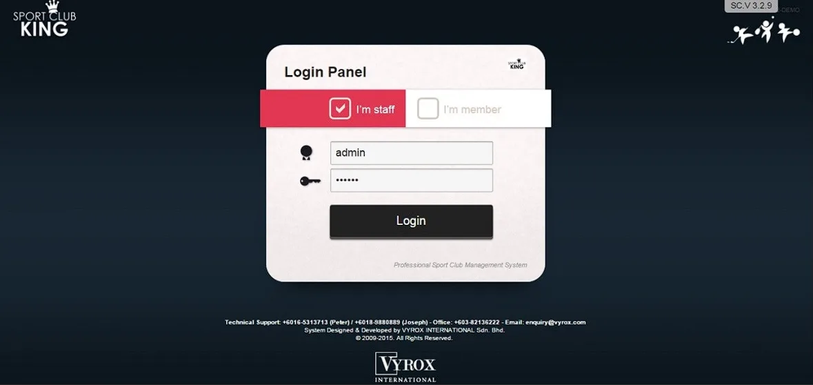 2.1 Login