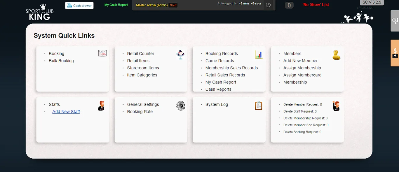 3.1 Create staff account