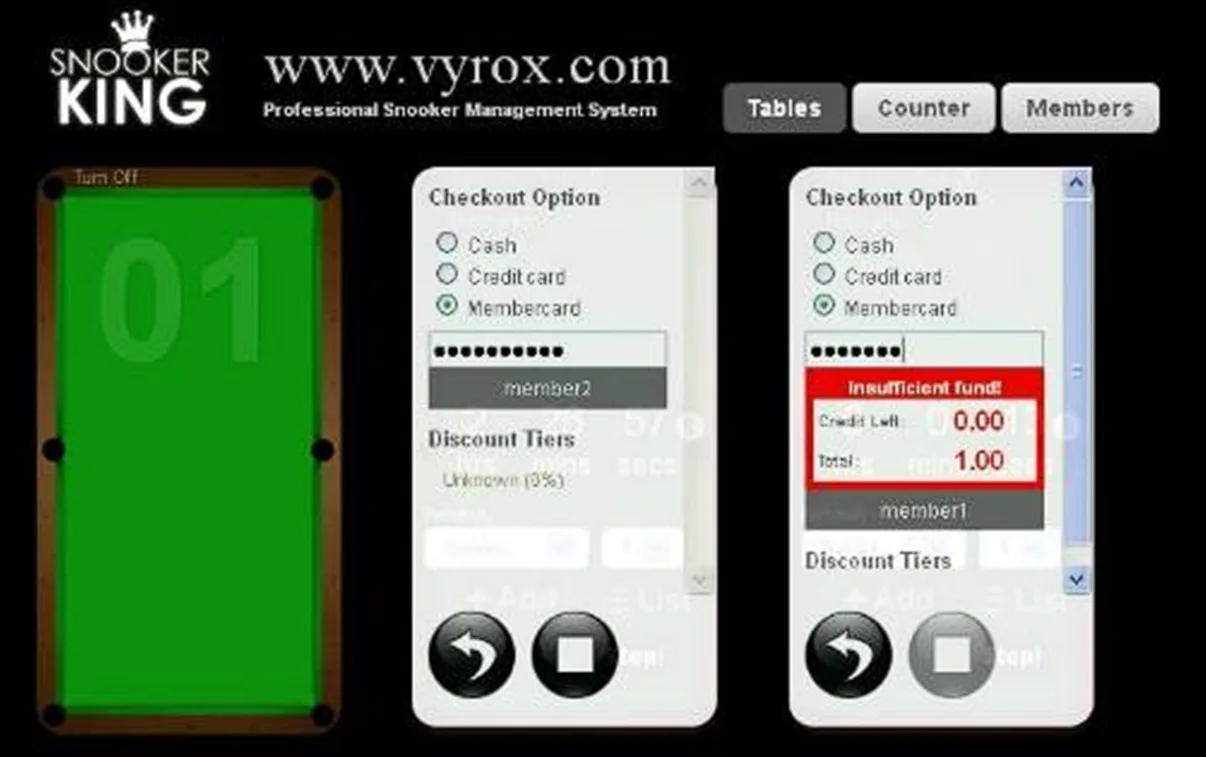 5.2 Checkout with Membership Card.