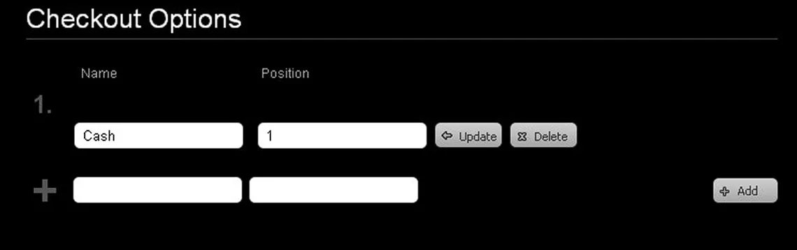 9.10. Setting up the payment types when checkout