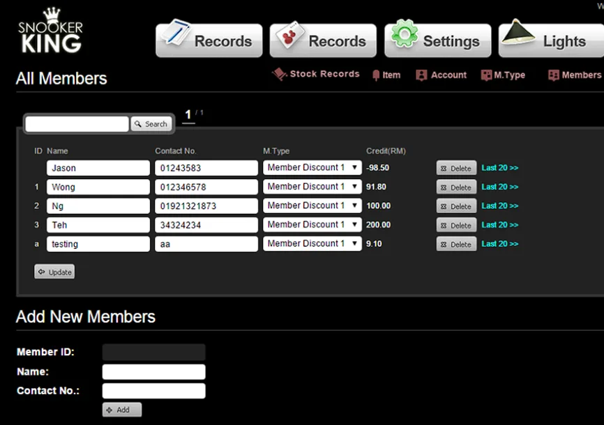 13.3. Add new members