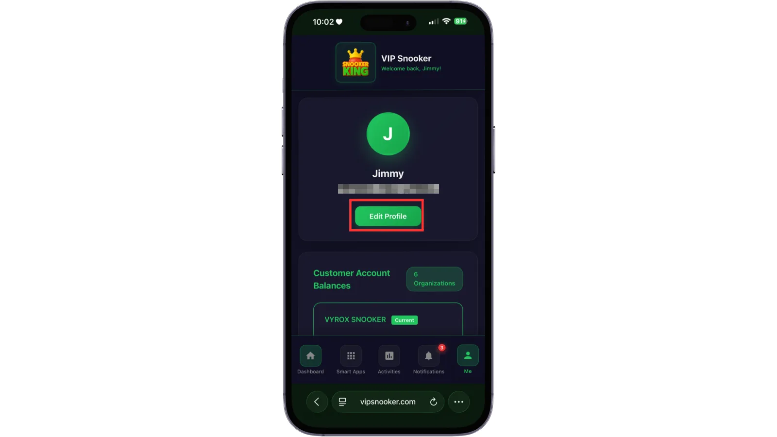17.3 How to Edit Profile or Change Password