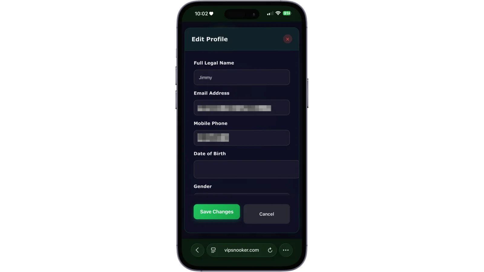 17.3 How to Edit Profile or Change Password